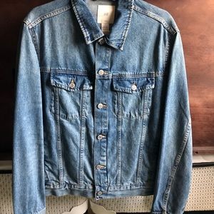 Blue wash denim jacket